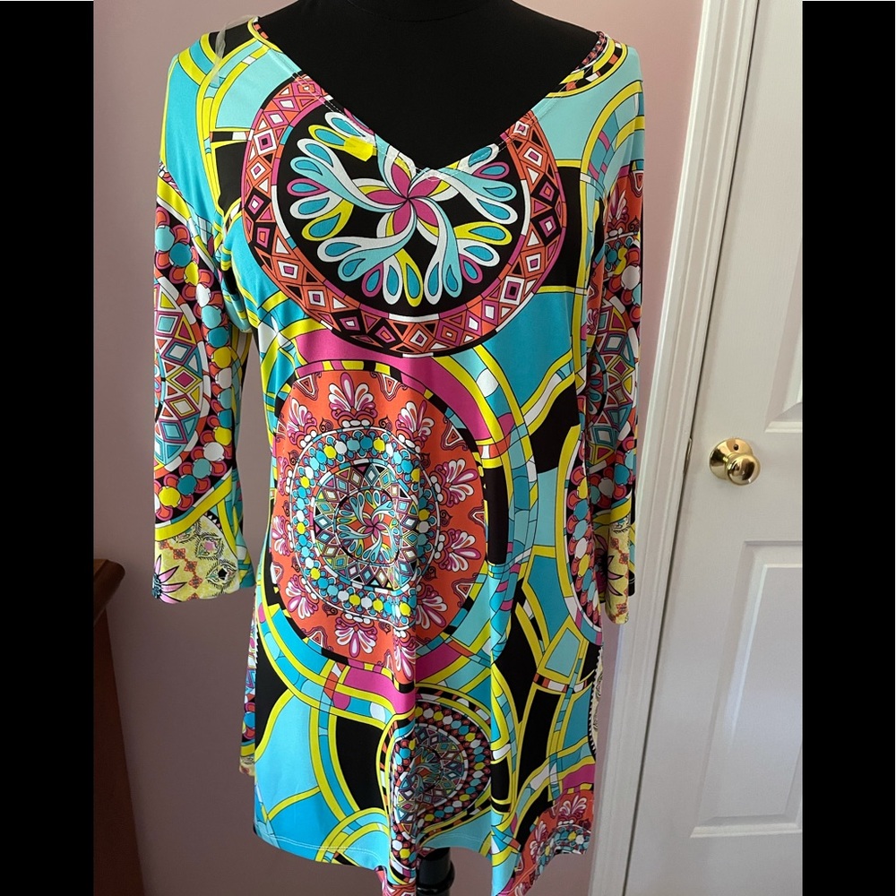 NWT Funky So CUTE J Valdi Beach Coverup Medium